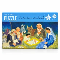 Puzzle - Le tout premier Noël - 24 pièces | Comptoir Religieux