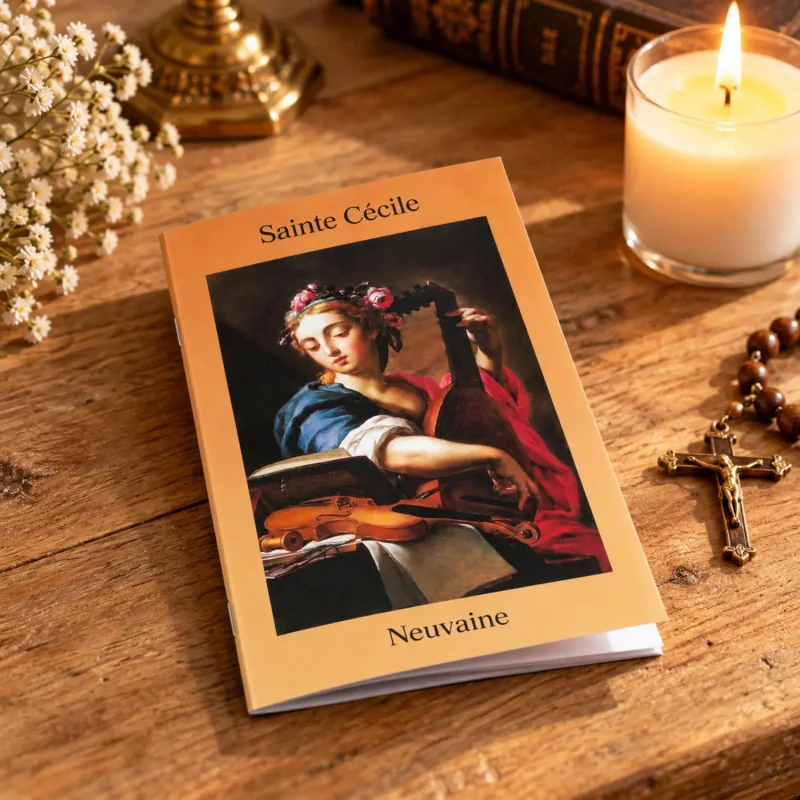 Livret neuvaine à Sainte Cécile | Comptoir Religieux