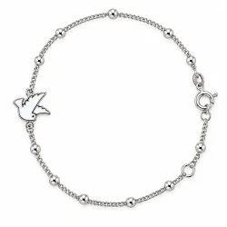 Petit Bracelet avec perles multicolores et petite croix - doré | Comptoir Religieux