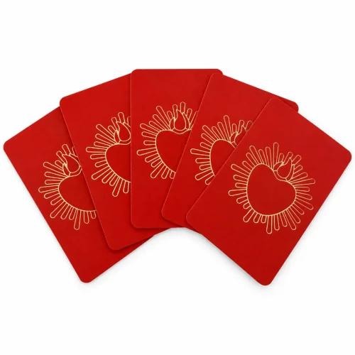 Carte de communion - Sacré Coeur rouge| Comptoir ...