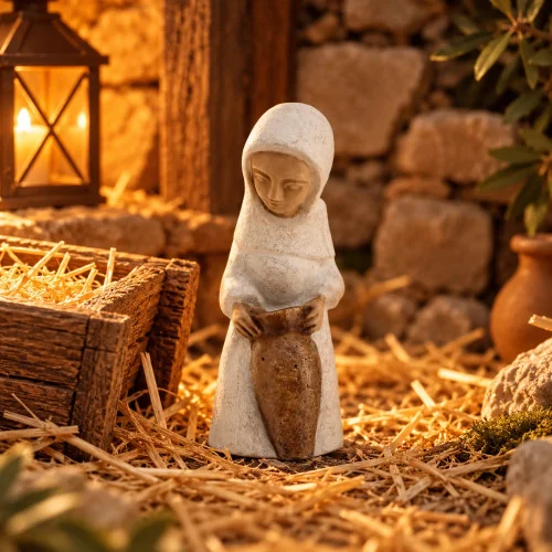 Crèche Soeurs de Bethleem - Bergère avec amphore | Comptoir Religieux