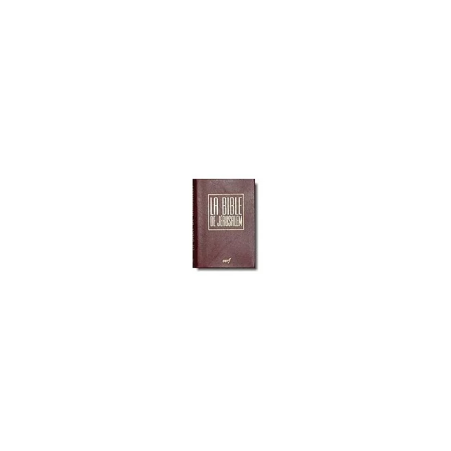 Bible de Jérusalem format poche