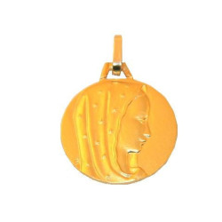 Médaille Vierge étoilée - Or 