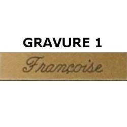 Gravure "Anglaise" sur médaille OR