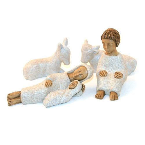 Crèche Soeurs de Bethleem - Nativité 5 santons