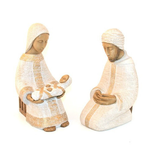 Grande crèche blanche des Soeurs de Bethleem 