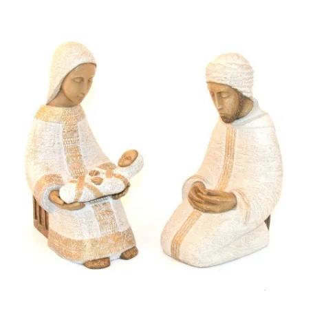 Grande crèche blanche des Soeurs de Bethleem 