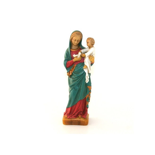 Statue religieuse - Vierge protectrice dorée