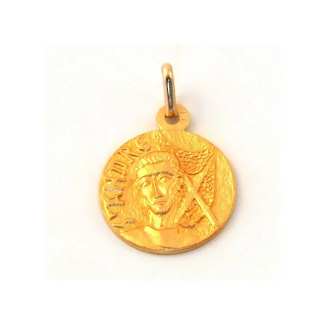 Médaille Saint André - plaqué or