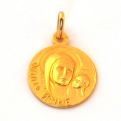 Médaille Sainte Anne - plaqué or