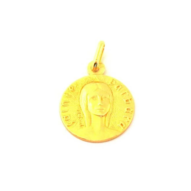 Médaille Sainte Barbara - plaqué or