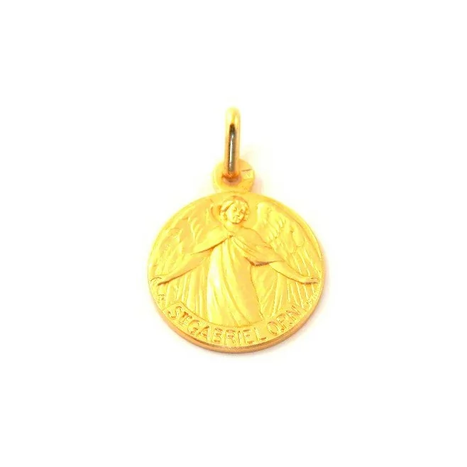 Médaille Saint Gabriel - plaqué or