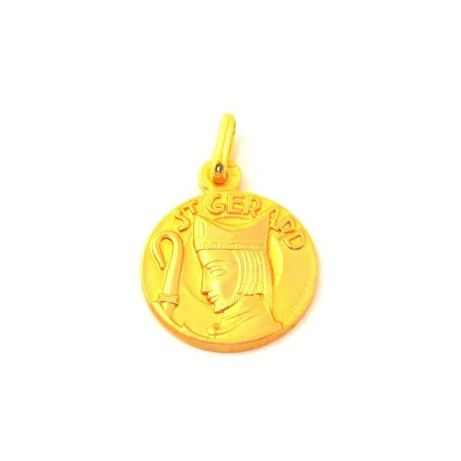 Médaille Saint Gérard - plaqué or