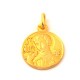 Médaille Saint Gilles - plaqué or