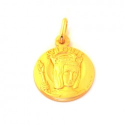 Médaille Saint Louis - plaqué or
