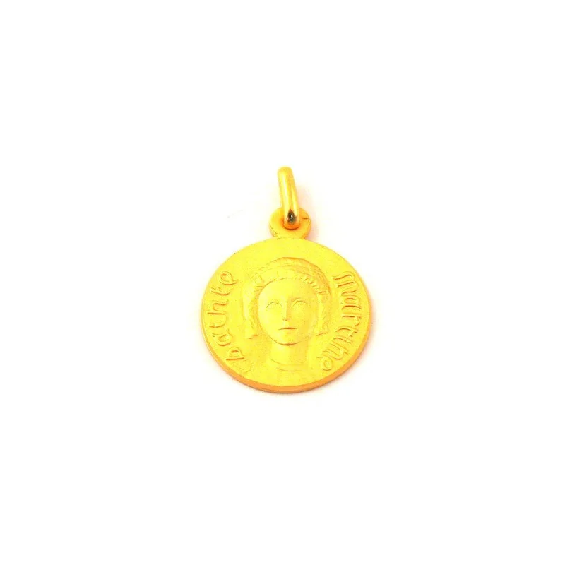 Médaille Sainte Martine - plaqué or