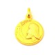 Médaille Saint Matthieu - plaqué or