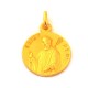 Médaille Saint Rémi - plaqué or