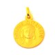 Médaille Sainte Sabine - plaqué or