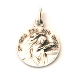 Médaille Sainte Rita - argent