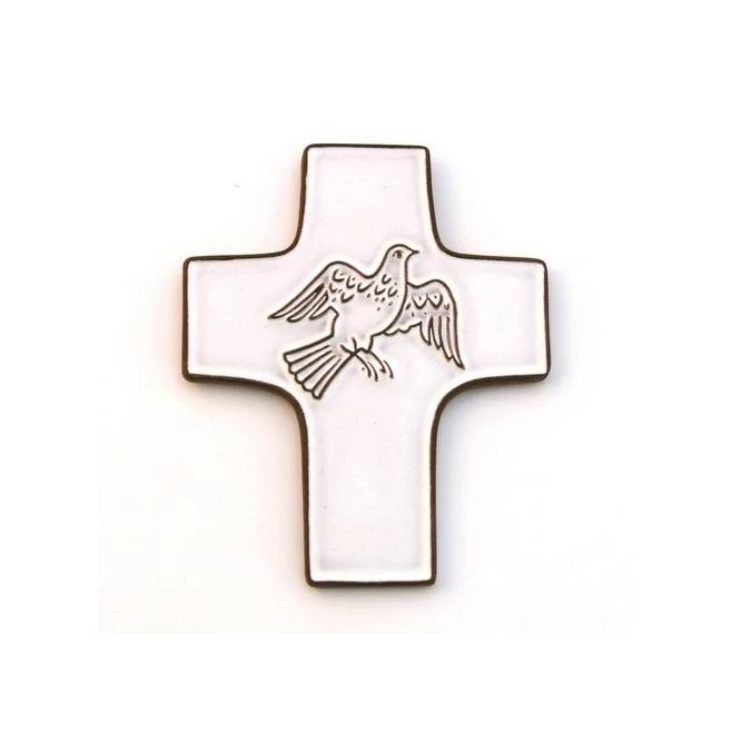 Croix céramique "Agneau de Dieu"