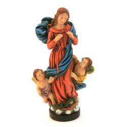 Statue Marie qui défait les noeuds 16cm