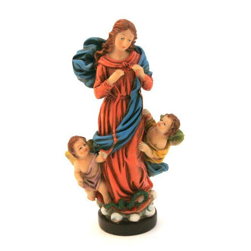 Statue Marie qui défait les noeuds 16cm