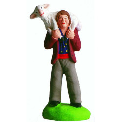 Homme au mouton - Santon Marcel Carbonel