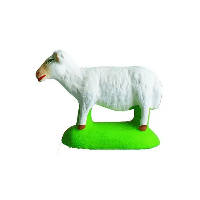 Mouton debout banc - Santon Marcel Carbonel