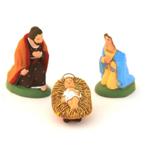 Nativité 3 santons - Santon Marcel Carbonel