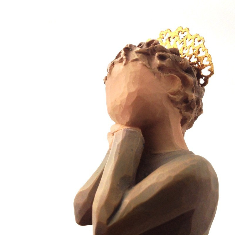 Nouveauté 2012 - Creche Willow Tree - Petite bergère