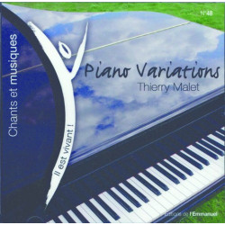 CD Il est vivant ! Piano Variations Thierry Malet - Éditions de l'Emmanuel