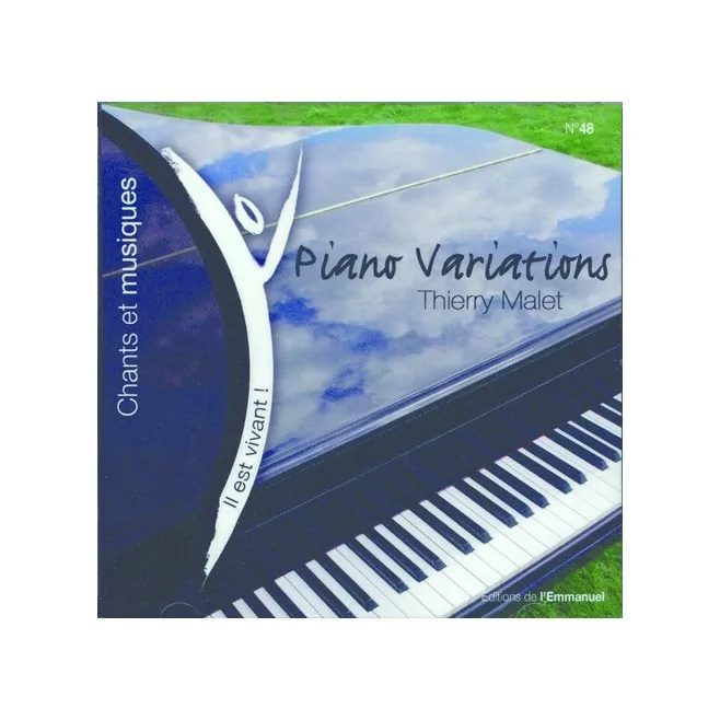 CD Il est vivant ! Piano Variations Thierry Malet - Éditions de l'Emmanuel