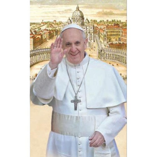 Carte postale du Pape François St PIerre de Rome- 10x15cm