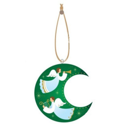 Décoration de noël - Anges musiciens vert