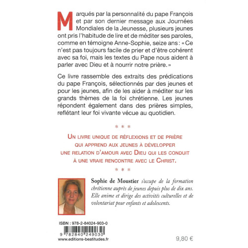 Debout les jeunes! Avancez avec le Pape François