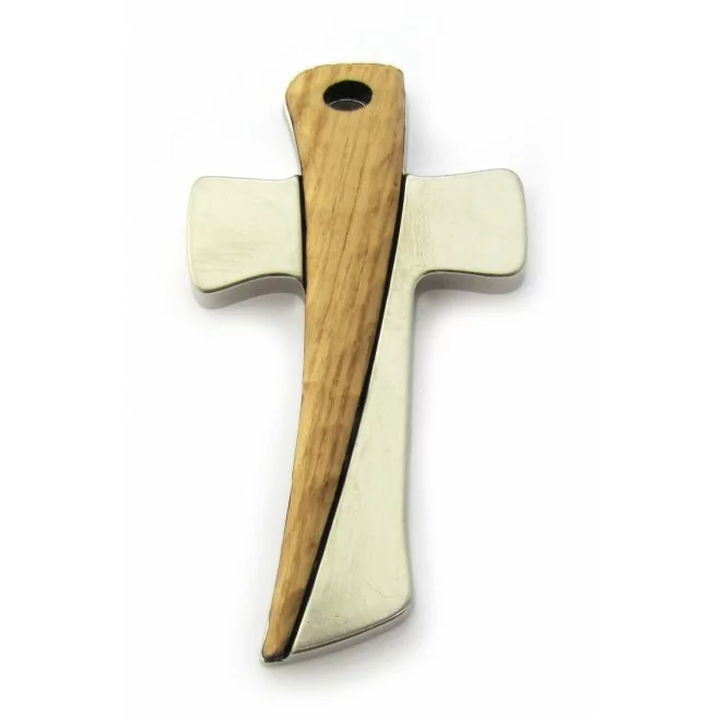 Croix bois et métal