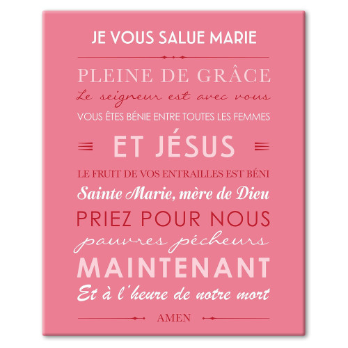 Cadre Déco Je vous salue Marie