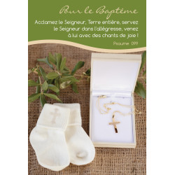 6 Cartes Doubles "nature" et versets bibliques