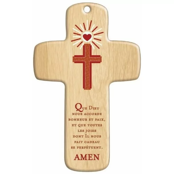 Cadeau Religieux : Croix bois Moderne Croix