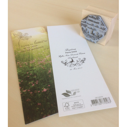 Tampon personnalisable - "Baptême"