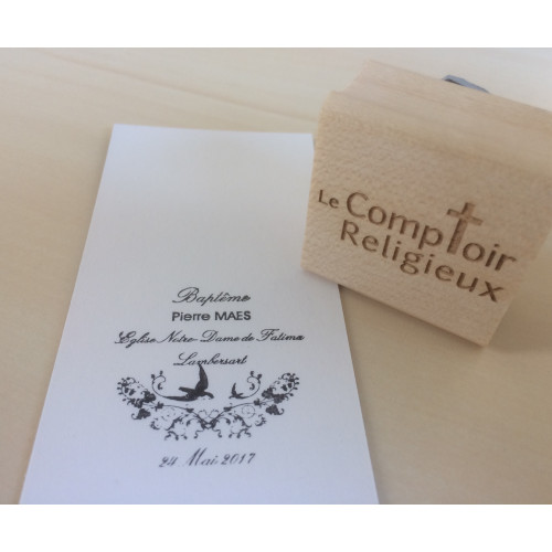 Tampon personnalisable - "Baptême"