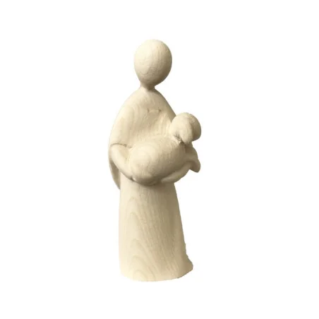 Crèche de Noël en bois naturel - Complète