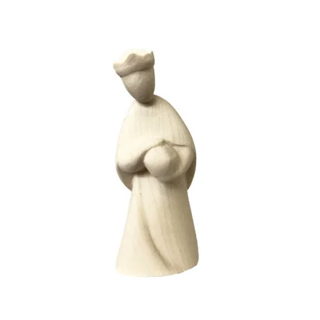 Crèche de Noël en bois naturel - Complète
