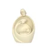 Statue moderne Sainte Famille en bois naturel 36cm