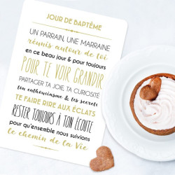 Carte "Jour de Baptême"