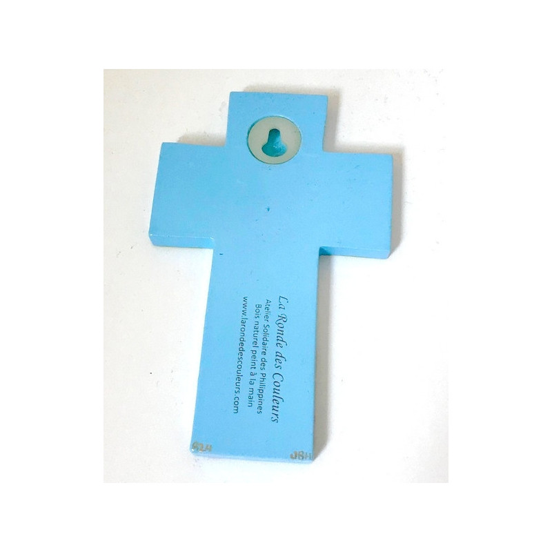 Croix Communion Bleue