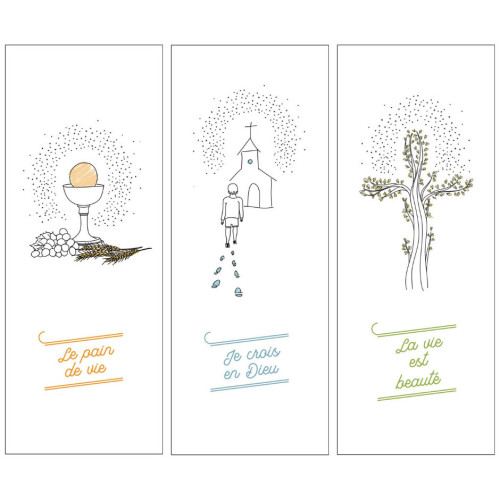 Signets de communion au fil de la plume - KIT29