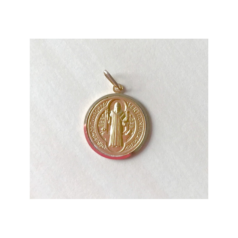 Médaille Saint Benoit en OR