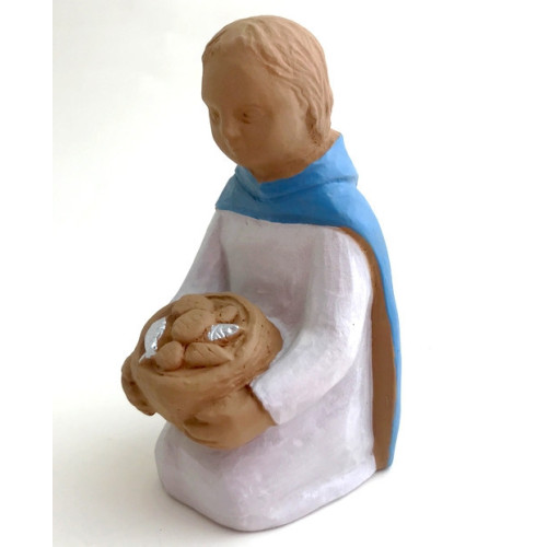 Crèche Nuit de Lumière - Enfant aux pains et poissons